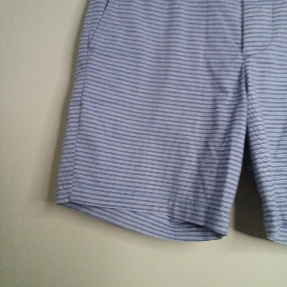 Gap Shorts Women 29 7" Short Casual Stripe Blue - Picture 6 of 14